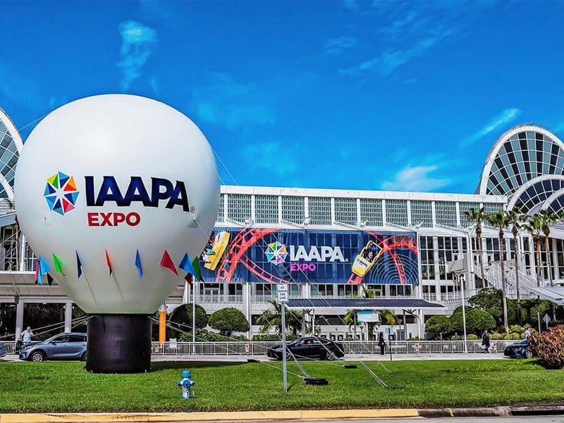 Immagine che ritrae il polo di IAAPA EXPO del 2023 a Orlando