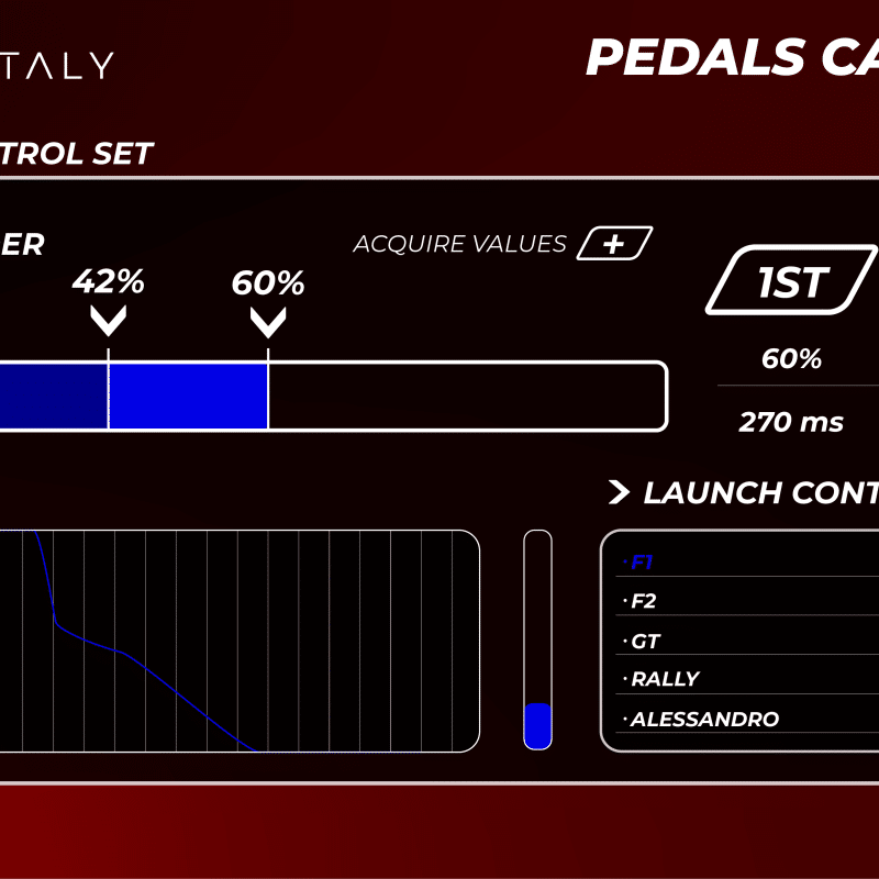 Sezione Launch control di Wave Total Control il Software Periferiche Wave Italy. Wave Total Control Launch Control Section Wave Italy Peripherals Software.